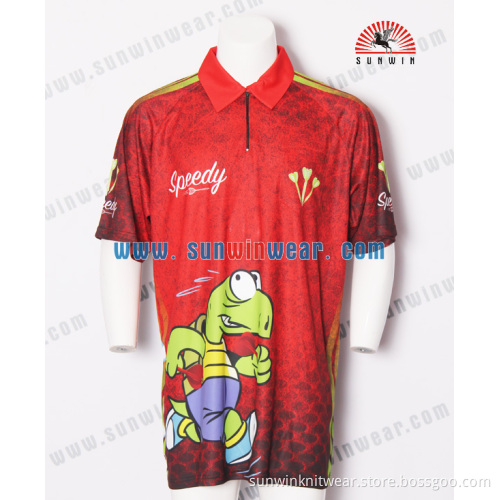 wholesale men's high quality dart jersey /dart shirts /dart gear